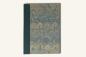 Preview: Diary linen green, cover gilded marbled